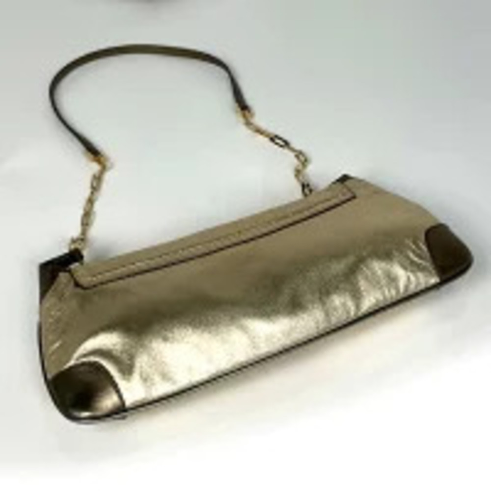 Gucci bag gold leather shoulder Hobo